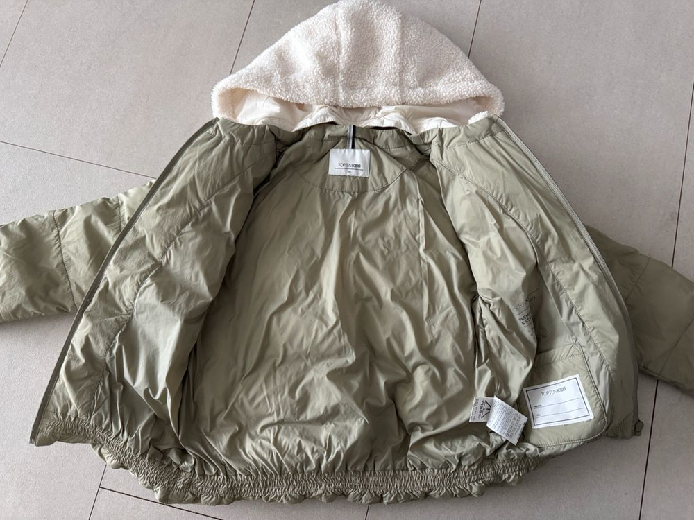 탑텐키즈 후드 패딩점퍼 130사이즈 이미지