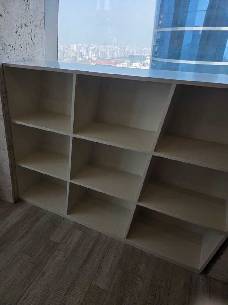 대형 회의테이블 세트 및 캐비넷 이미지