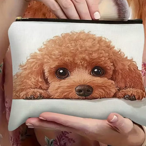 [휴대용가방] 귀여운 강아지 화장품가방 휴대용가방 소품가방 (새제품) 이미지