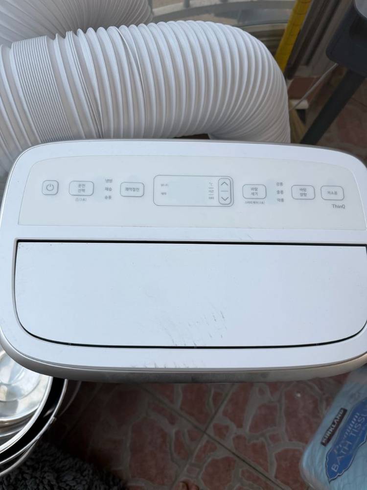 LG 휘센 이동식 에어컨 팝니다 / PQ08EDWAS / 듀얼호스 / 정상작동 이미지