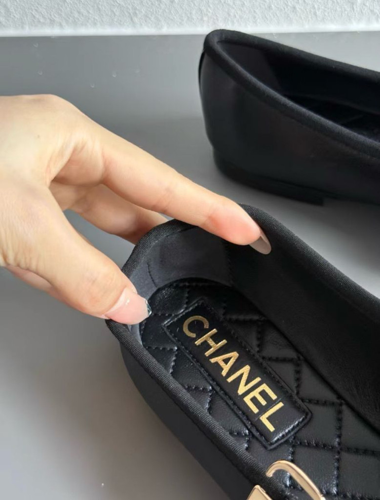 샤넬 램스킨 메리제인 플랫슈즈 이미지