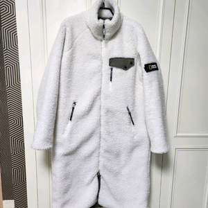 (100~105)내셔널지오그래픽 루펄리 플리스 롱기장 뽀글이 풀집업 이미지