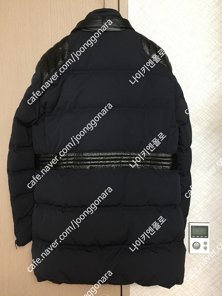 (새상품) 시스템옴므 양가죽 믹스 구스패딩 100사이즈 이미지