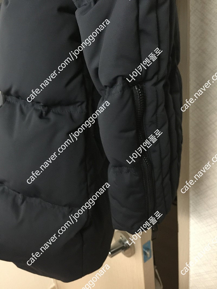 (새상품) 시스템옴므 양가죽 믹스 구스패딩 100사이즈 이미지