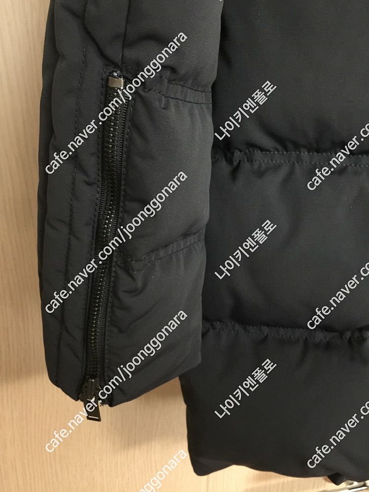 (새상품) 시스템옴므 양가죽 믹스 구스패딩 100사이즈 이미지