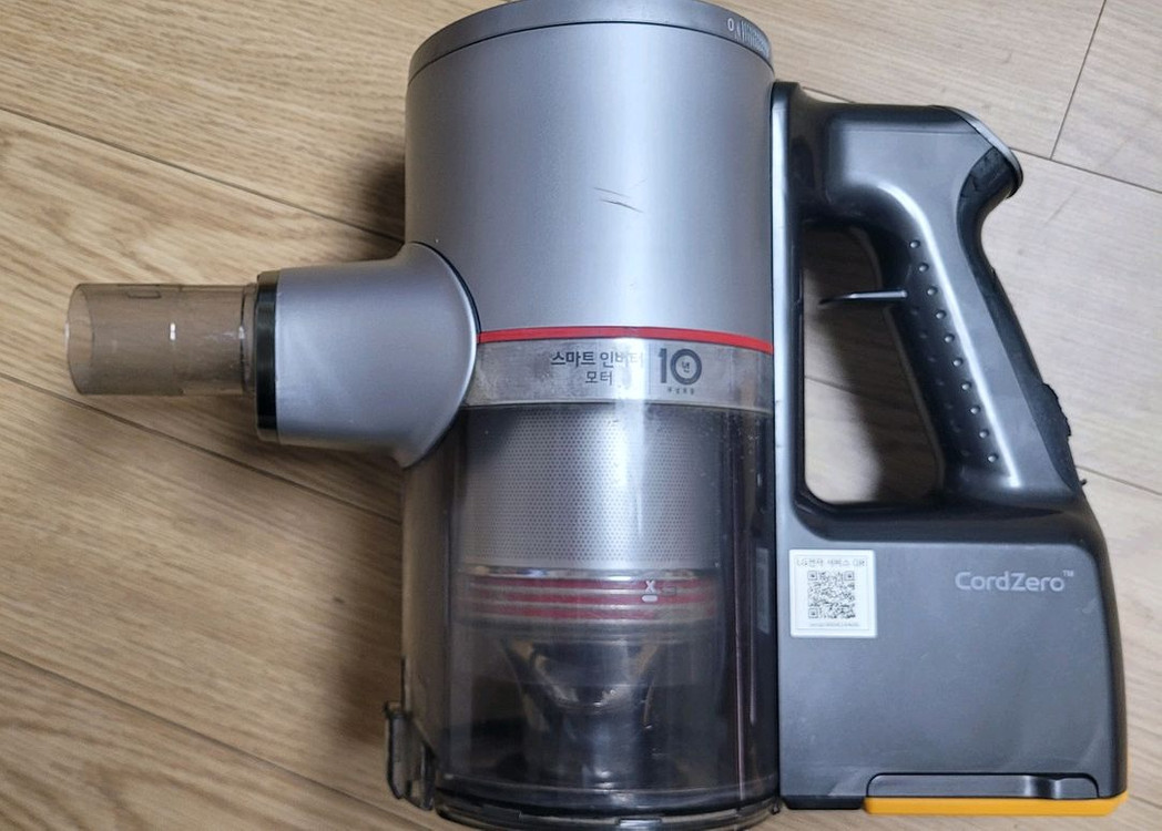 깨끗하게 세척한 LG 코드제로 무선 청소기(35분 연속동작) 이미지