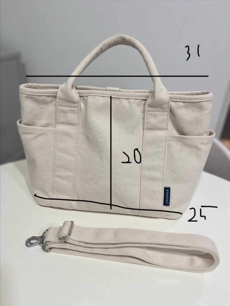 캉골 캔버스 토드백 가방 이미지
