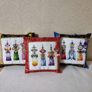 한복 노리개 주차쿠션 이미지