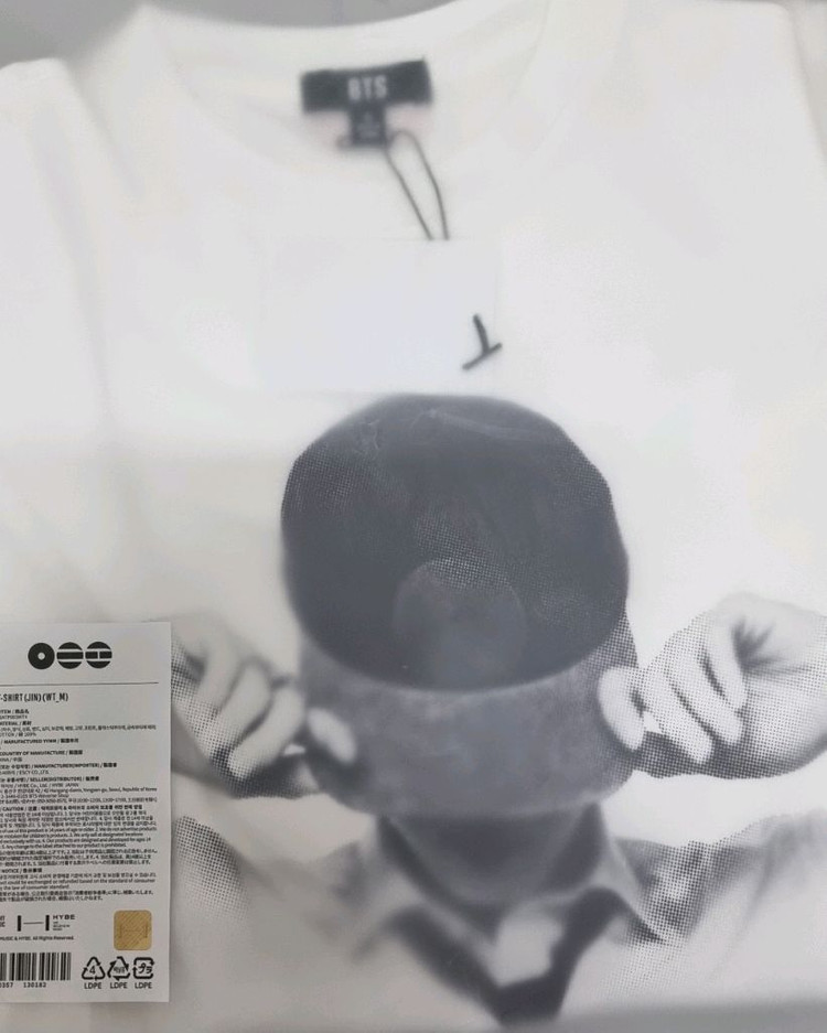 bts 석진 아리랑 반팔티셔츠 m 이미지