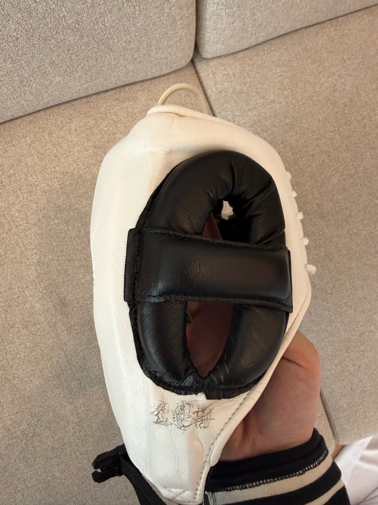 위닝 헤드기어 T자 흰+검(복원+도색) 이미지