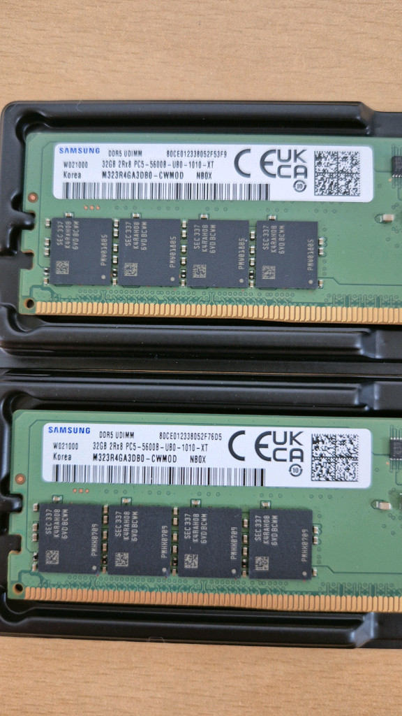 삼성 DDR5 32GB 5600MHz 2장 이미지