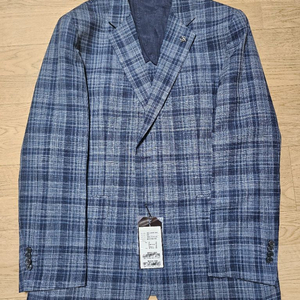 남성 클래식 체크 블레이저 자켓 105 하복 새상품 Goldentx 원단으로 제작된 최고급 자켓 이미지