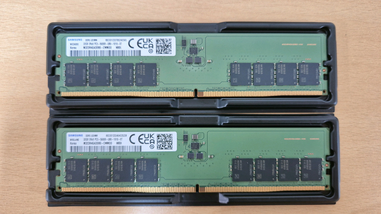 삼성 DDR5 32GB 5600MHz 2장 이미지
