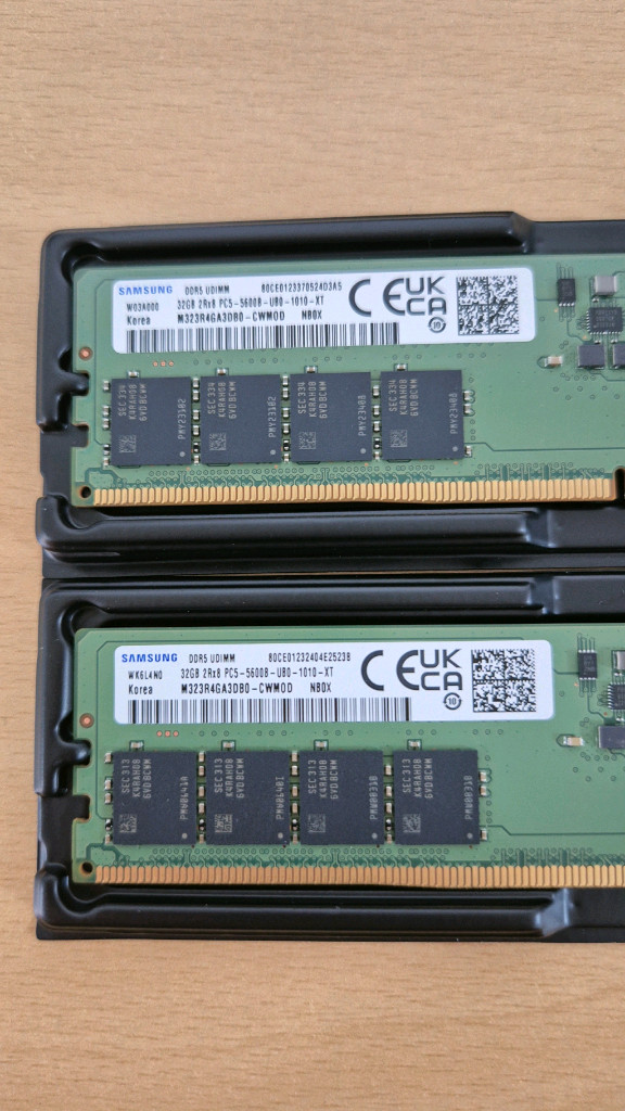 삼성 DDR5 32GB 5600MHz 2장 이미지