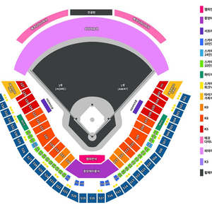 4일 기아 타이거즈 3루 응원특별석 단석 이미지