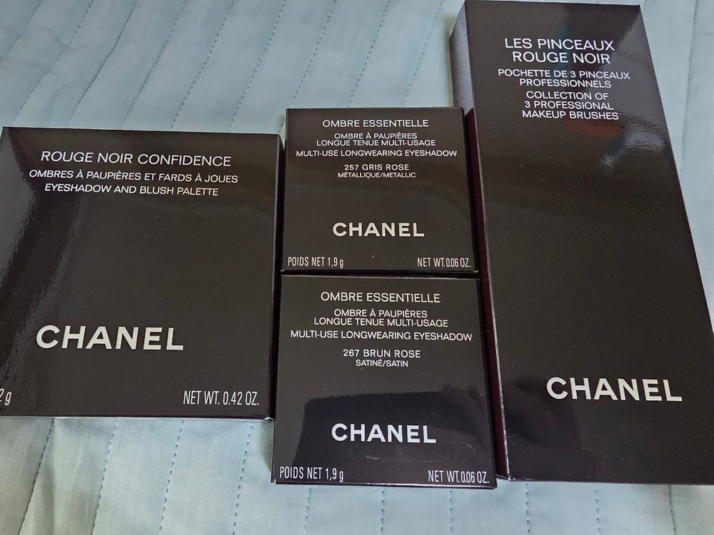 샤넬 한정판 루쥬 느와르 컬렉션 리미티드 에디션 옹브르 에쌍씨엘 그리로즈, 브렁로즈 이미지