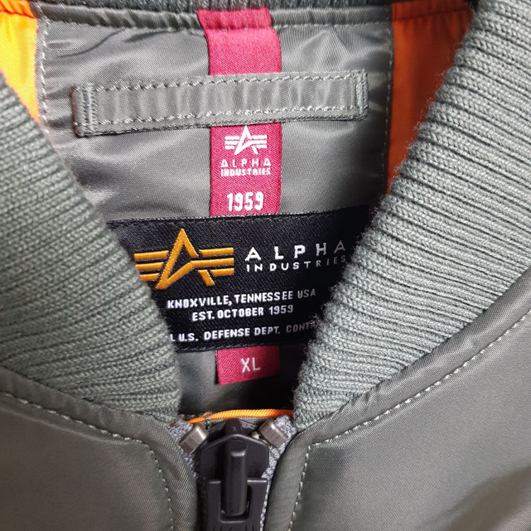 알파인더스트리 에어포스 MA-1 점퍼 항공점퍼 이미지