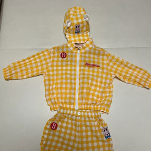 베베드피노 로즈라팡 체크베이비 바람막이 반바지 모자 100 이미지