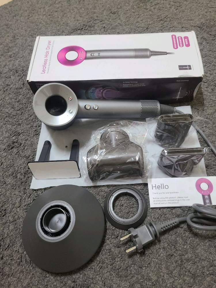 차이슨 슈퍼소닉 드라이기 220V 거치대포함6종노즐 (새상품) 이미지