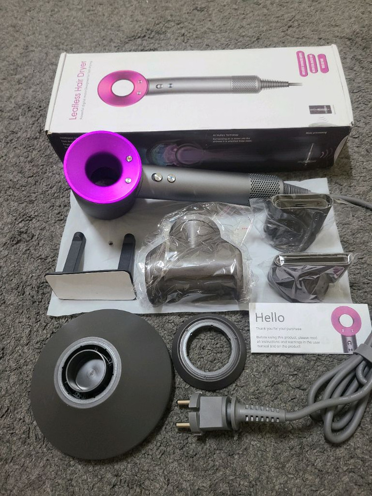 차이슨 슈퍼소닉 드라이기 220V 거치대포함6종노즐 (새상품) 이미지