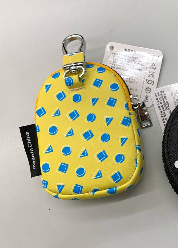 짱구 엑션가면 pu가죽 파우치 동전지갑 새상품 2개 일괄 이미지