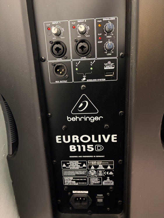 베링거 b115d 스피커 1조 이미지