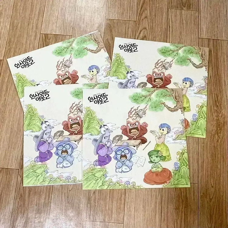 인사이드아웃2 아이맥스 포스터 4DX IMAX엠보싱스티커아트카드 오리지널티켓 오티 디즈니 영화굿즈 이미지