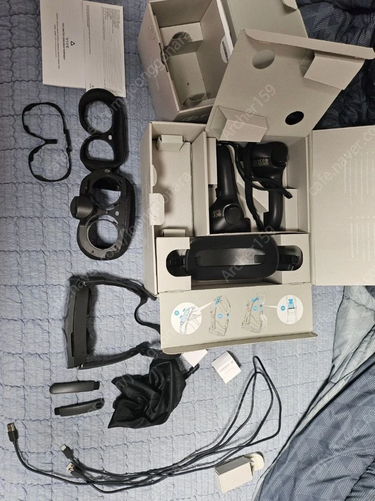 HYC VIVE EX Elite VR 기기 + 풀페이스 트래커 풀박스 이미지