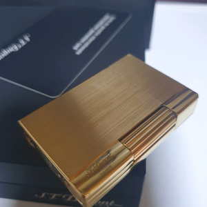 [풀세트] 듀퐁라이터 라인2 ca18213 개츠비 브러쉬드 금장 듀퐁 라이타 이미지