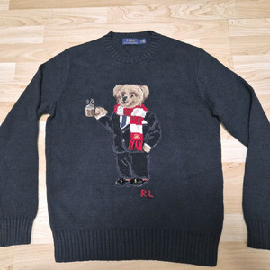 (희귀템)폴로 랄프로렌 마티니베어 코코아 베어 남성 니트 스웨어 이미지