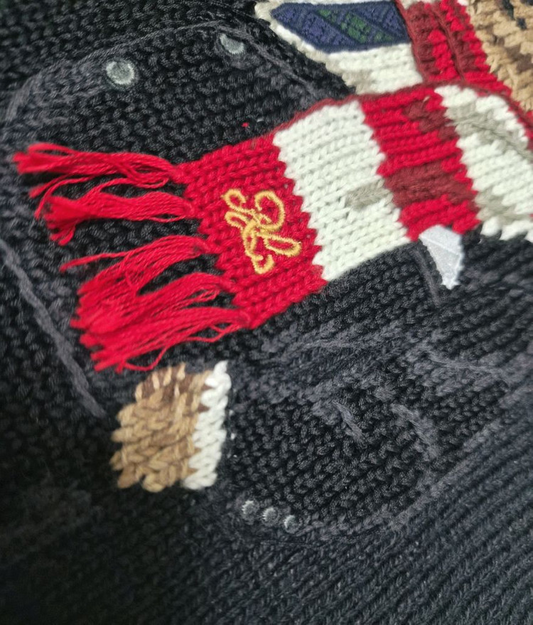 (희귀템)폴로 랄프로렌 마티니베어 코코아 베어 남성 니트 스웨어 이미지