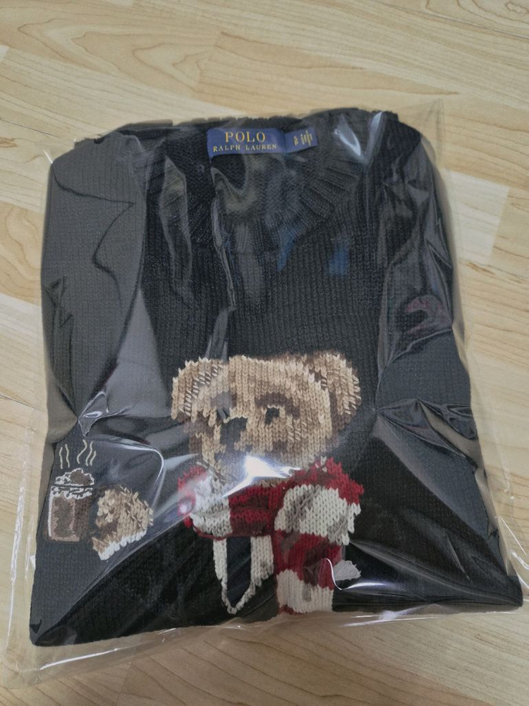(희귀템)폴로 랄프로렌 마티니베어 코코아 베어 남성 니트 스웨어 이미지