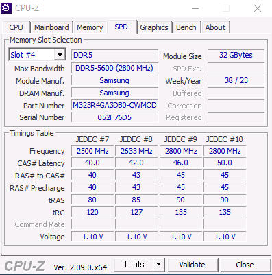 삼성 DDR5 32GB 5600MHz 2장 이미지