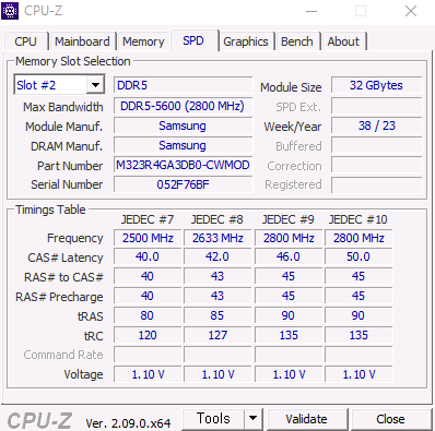 삼성 DDR5 32GB 5600MHz 2장 이미지