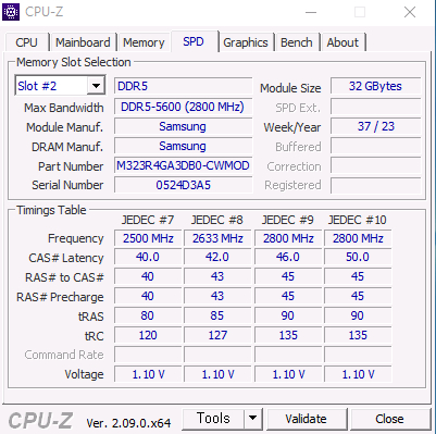 삼성 DDR5 32GB 5600MHz 2장 이미지