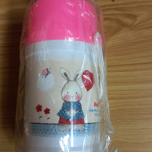 고전 물통 토끼 레트로 추억 빈티지 이미지