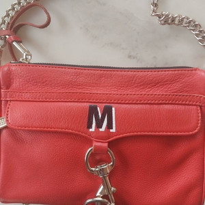 레베카밍코프 미니 MAC 크로스백 (정품 / 레드 / 이니셜 커스텀) 이미지