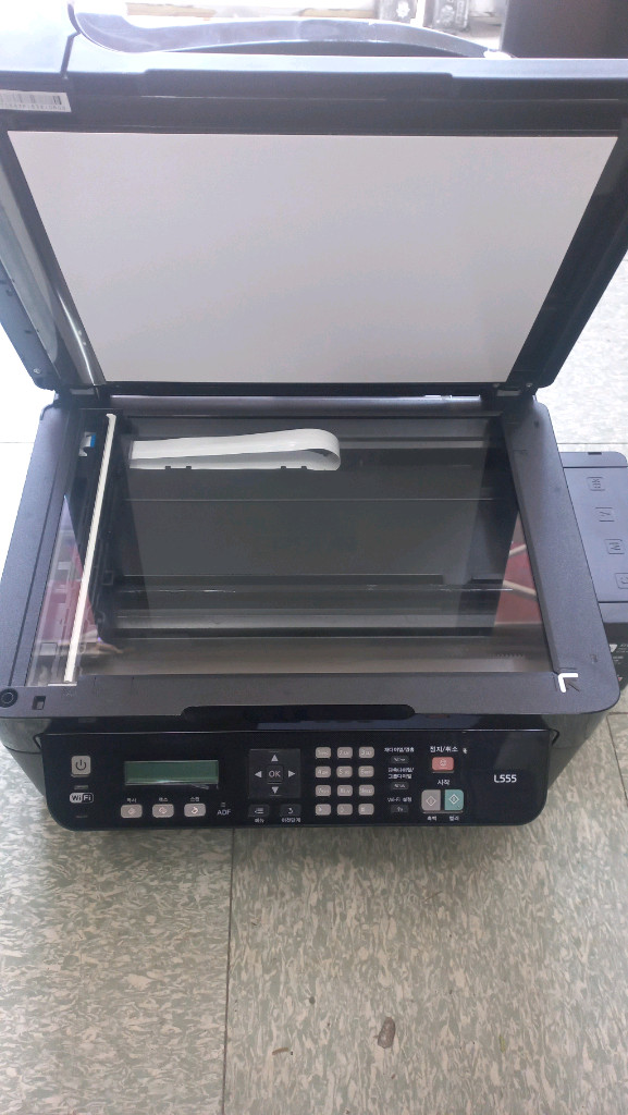 엡손 무한 잉크젯팩스복합기 L555 부품용 이미지