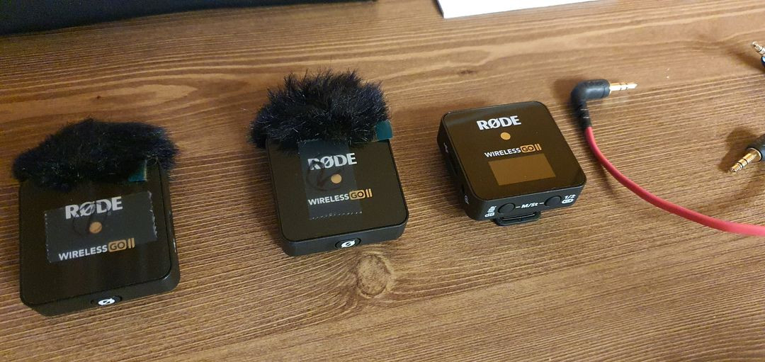 로데 와이어리스 고2 RODE Wireless GO2 II, 로데 라발리에 핀마이크 2개(윈드스크린 포함) 이미지