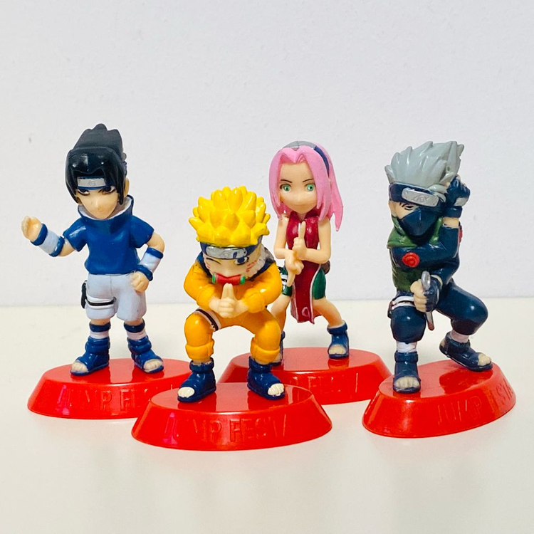 일본고전빈티지 나루토 사스케 사쿠라 카카시 피규어 점프페스타 코카콜라 이미지