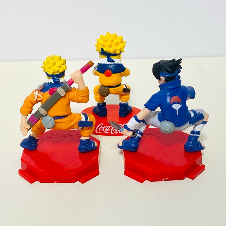 일본고전빈티지 나루토 사스케 사쿠라 카카시 피규어 점프페스타 코카콜라 이미지