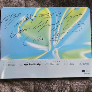 프로미스나인 stay this way 전 멤버 친필싸인 앨범 이미지