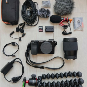 소니 a6100 + 시그마 16mm f1.4 + 촬영 장비 풀세트