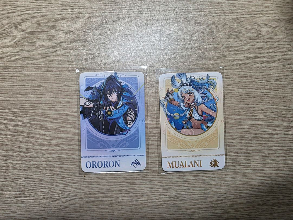 맘스터치 원신 시틀라리, 말라니 스탠드 + 포토카드 2장 (미사용) 이미지