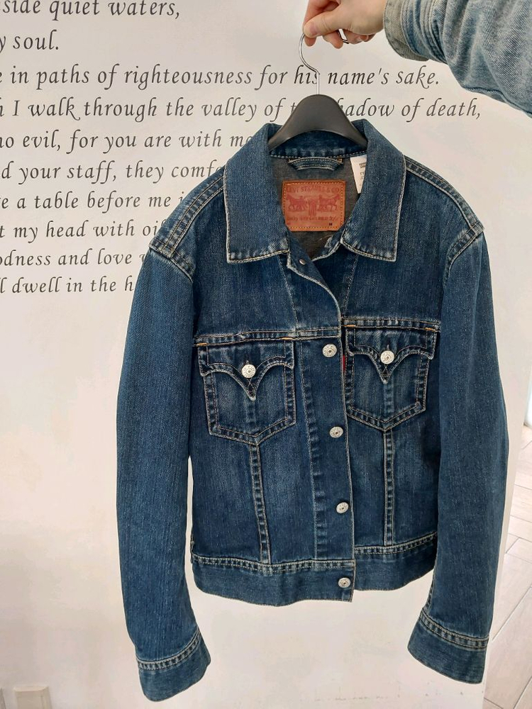 리바이스 타입원 아이코닉 데님 자켓 팬츠 세트 일괄 택포 9만9천원 이미지