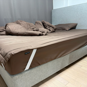 한샘 퀸 침대프레임 + 매트리스 세트 이미지