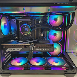 9800x3d rtx5080 고사양 게이밍 컴퓨터 본체 이미지