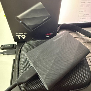 삼성 Portable SSD T9 4TB 외장 SSD 이미지