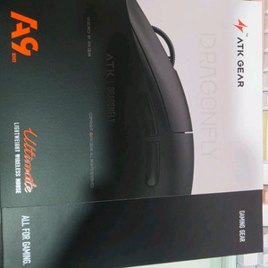 잠자리 atk a9 무선 게이밍경량마우스 ultimate 화이트 새제품 이미지