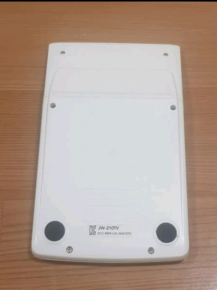 카시오 계산기 JW-210TV 화이트 이미지